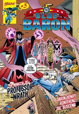 La copertina di Blue Baron #3 – La minaccia del professor Wrath