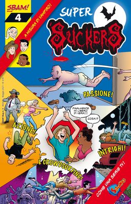 La copertina di Super ‘Suckers #4 – A misura di vampiro!