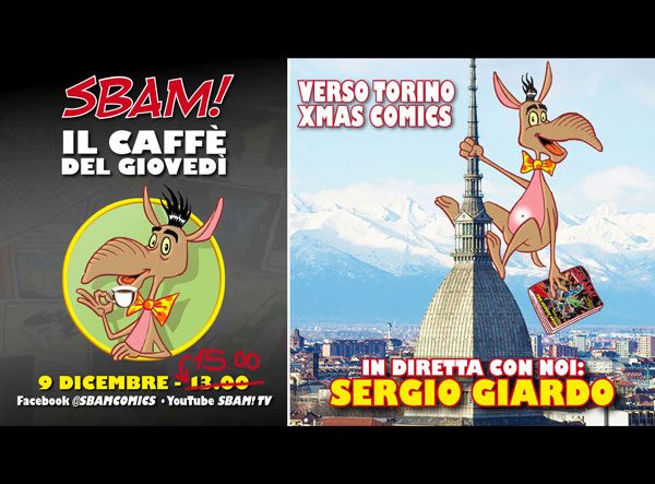 Il caffè del giovedì (37): verso Torino XMas Comics