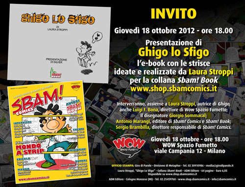 Presentazione di “Ghigo lo Sfigo” al Wow Spazio Fumetto