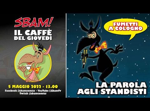 Il caffè del giovedì (53) con… chi troverete a “FUMETTI A COLOGNO” 2022!