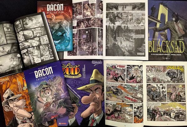 Bacon tra Leo Pulp e Blacksad