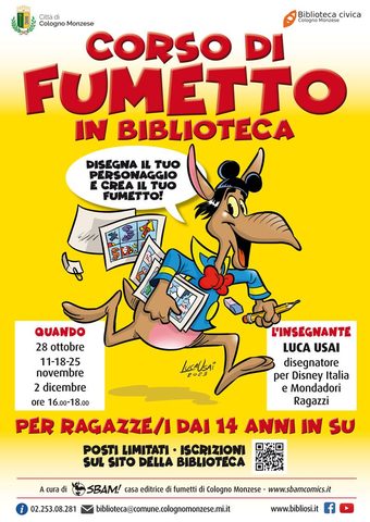 Lo Sbam-corso con la Biblioteca di Cologno Monzese