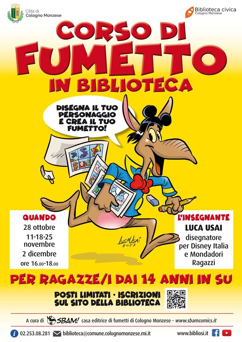 Lo Sbam-corso con la Biblioteca di Cologno Monzese