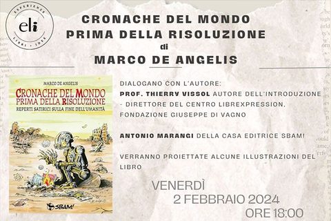 “Cronache” alla libreria ELI di Roma