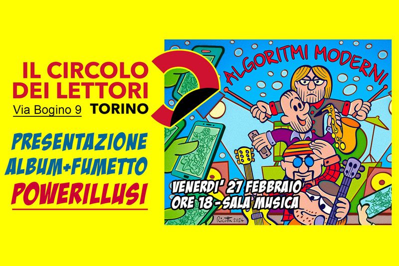 “Algoritmi moderni” al Circolo dei Lettori di Torino