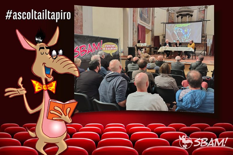 #ascoltailtapiro (7): CLAUDIO VILLA a Sbam! Fumetti a Cologno