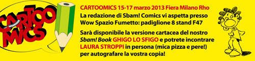 Sbam! Comics a Cartoomics 2013