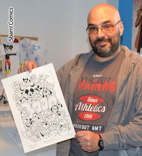 Andrea Freccero: la copertina di Topolino 3000