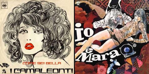 Le copertine dei dischi di Guido Crepax