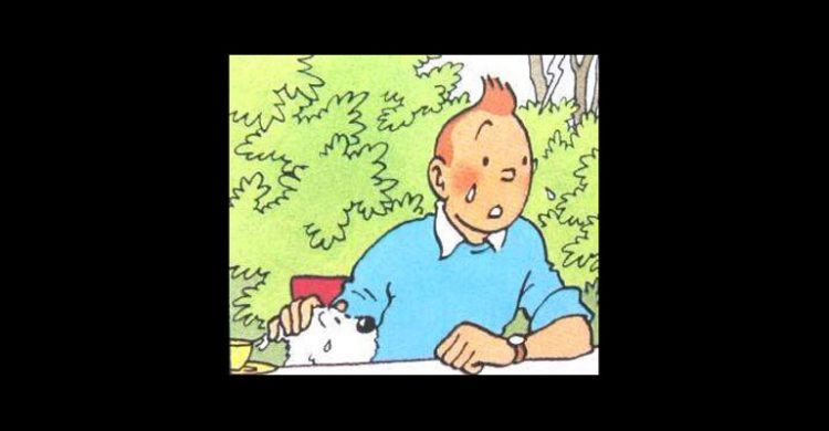 Tintin piange la tragedia di Bruxelles
