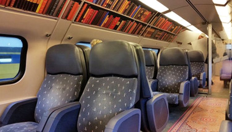 In Olanda i treni biblioteca