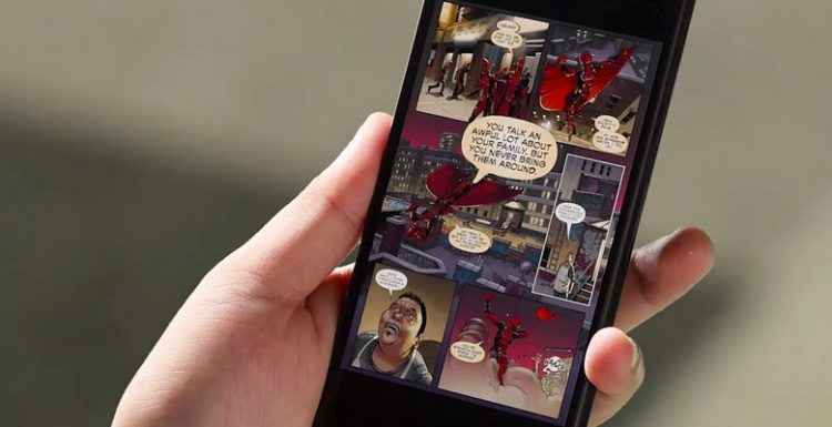 Leggere i fumetti su smartphone