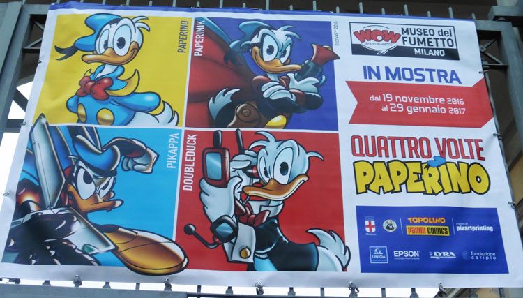 Inaugurata la Wow-mostra di Paperino