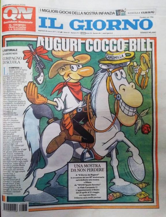 A Cocco Bill gli auguri del Giorno