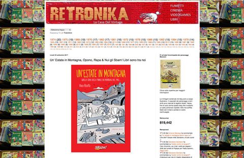 Gli Sbam! Libri su Retronika