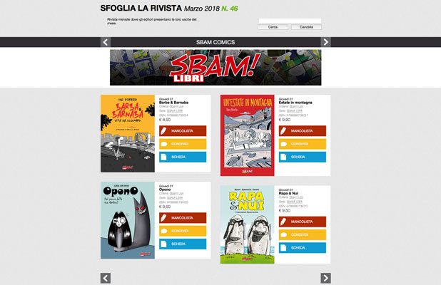 Gli Sbam! Libri sbarcano in fumetteria