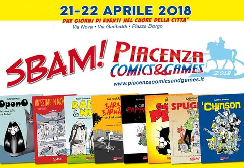 Piacenza Comics & Games (con gli Sbam! Libri)