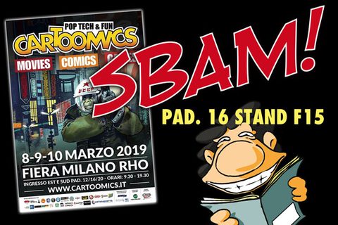 Lo Sbam-programma per Cartoomics 2019