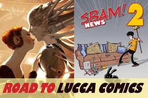 Allo Sbam-stand a Lucca (2) – Un uomo, un divano e un coniglio