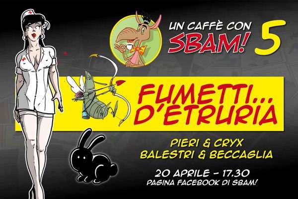 Quinto Sbam-caffè: Balestri-Beccaglia-Cryx-Pieri