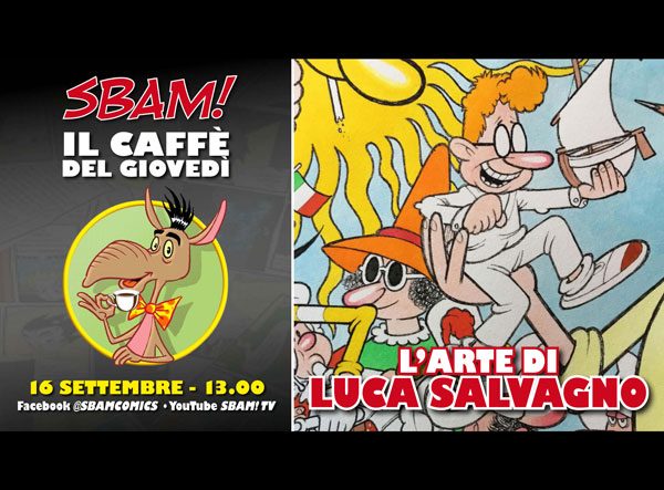 Il caffè del giovedì (26) con il grande LUCA SALVAGNO